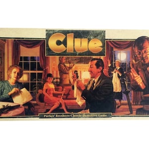 Vintage Clue Mystery Detective Board Game 1992 100% Complete Parker Brothers 90s Games Toys