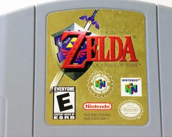 Vintage The Legend of Zelda Ocarina of Time Nintendo 64 Tested Excellent Very Clean N64 Video Game