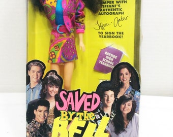 1992 Saved By The Bell Kelly Kapowski Doll Tiffani Amber Thiessen with Box