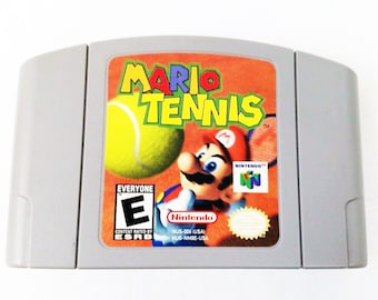 Vintage Mario Tennis Nintendo 64 Tested Works Very Clean N64 Video Game 90s Video Game