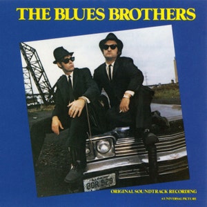 Vintage The Blues Brothers Movie Soundtrack LP Record Vinyl