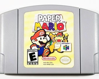 Vintage Paper Mario N64, Tested Nintendo 64 Game