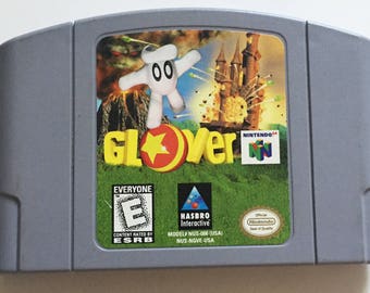 Vintage Glover Nintendo 64 Tested Excellent N64 Video Game