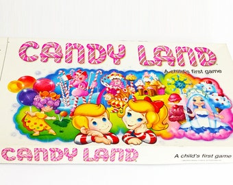 Vintage Original Candy Land Milton Bradley Board Game 1984 Candyland 80s Toys 100% Complete 1980s