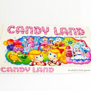 Vintage Original Candy Land Milton Bradley Board Game 1984 Candyland 80s Toys 100% Complete 1980s