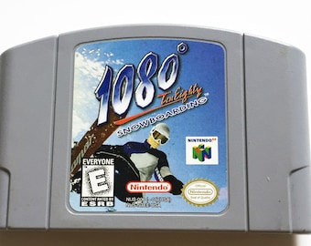 Vintage 1080 Snowboarding - Nintendo 64 N64 Game - Etsy