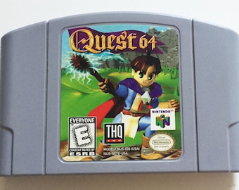 Vintage Quest 64 Nintendo 64 Tested Excellent N64 Video Game Zelda