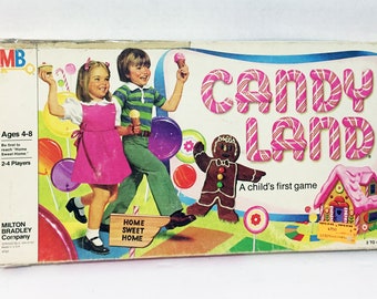 Vintage Original Candy Land Milton Bradley Board Game 1978