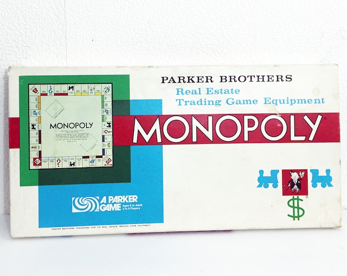 Vintage Monopoly by Parker Brothers 1961 100% Complete Board Game 60s Games