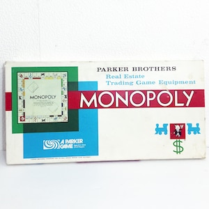Vintage Monopoly by Parker Brothers 1961 100% Complete Board Game 60s Games