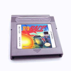Vintage F1 Spirit 1990s Game Boy Cartridge Racing Game