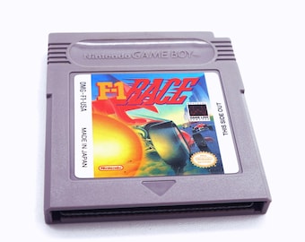Vintage F1 Spirit 1990s Game Boy Cartridge Racing Game Handheld