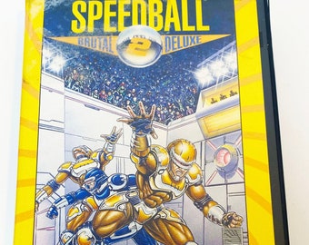 Vintage Sega Genesis Speedball 2 Brutal Deluxe 1991 Tested Excellent Very Clean Video Game