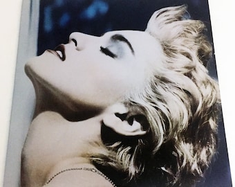 Vintage Original Madonna True Blue LP With Liner Record Album Vinyl 1986  Sire 