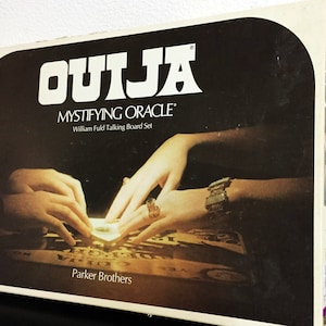 Vintage 1972 Ouija Board William Fuld Salem Mass Parker Brothers no 600 With Planchette Weegy 70s Toys