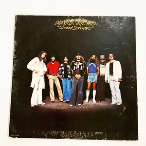 Vintage Lynyrd Skynyrd Street Survivors Rare Cover Photo LP Album Record Vinyl LP 12&quot; 1977 70s 1970s