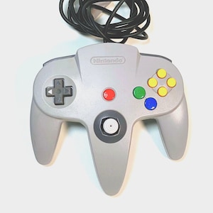 Vintage OEM Nintendo 64 Video Game Controller Original Controls N64 Gaming 90s