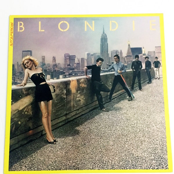 Vintage Blondie AutoAmerican LP Disco Vinilo Álbum Auto American 1980s 80s Synth Debbie Harry Rapture