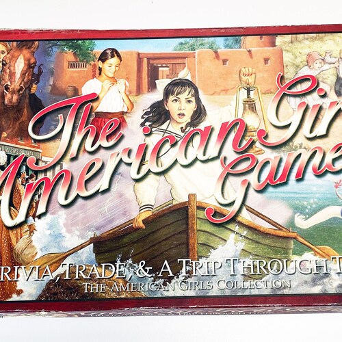 Vintage the American Girls Game Board Game 100 Complete 1999 Etsy
