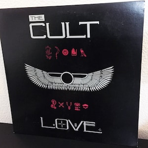 Vintage The Cult Love Vinyl Record LP 1985 Album 12&quot; She Sells Sanctuary Rain Revolution
