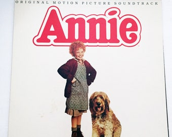 Vintage Annie Movie Soundtrack LP Record Vinyl 1982 Rare Musical Broadway Show Sound Track