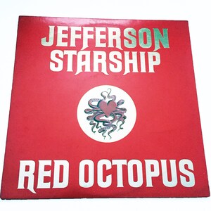 Vintage Jefferson Starship Red Octopus Record Vinyl LP 12&quot; 1970s Miracles