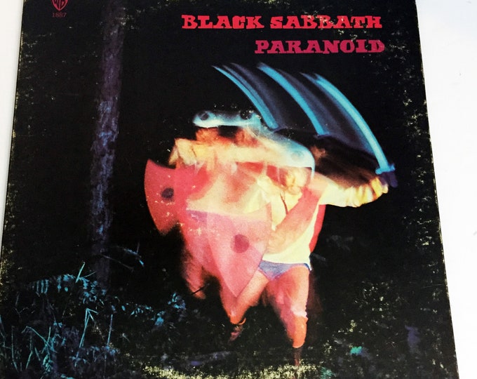 Vintage Black Sabbath Paranoid Original LP Record Album Vinyl - Etsy