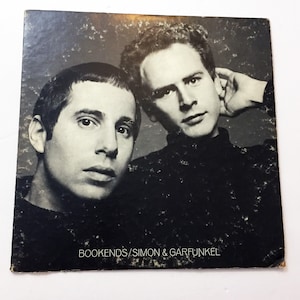 Vintage Original Simon Garfunkel Bookends Paul Simon LP with Liner 1968 Record Album Vinyl 9529 12&quot;