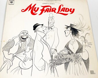 Vintage My Fair Lady Soundtrack Motion Picture 20th Anniversary LP Record Vinyl Album Musical 1976
