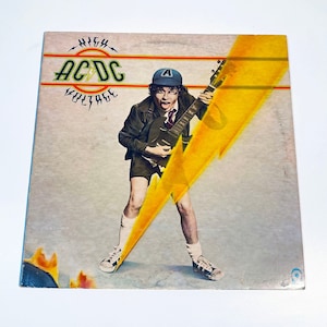 Original AC/DC High Voltage Vinyl Record LP 1975 Album Acdc 70s 12&quot;