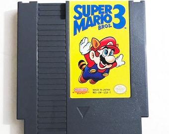 Vintage Nintendo NES Super Mario Bros Video Game 1990 Three