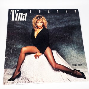 Original Tina Turner Private Dancer Vinyl Record LP 1984 Album 12&quot; 80s What&#39;s Love Got to Do with It