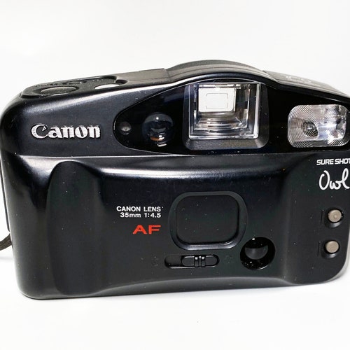 Vintage Canon Sure Shot Tele 80 35mm Point and Click Film Etsy