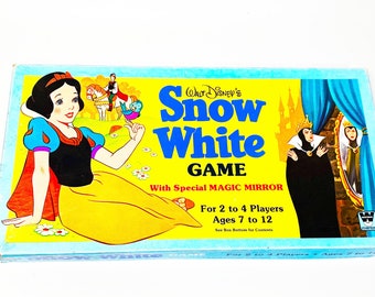 Vintage 1980 Snow White with Magic Mirror Board Game Disney 100% Complete Classic 1980s 80s Toys Milton Bradley