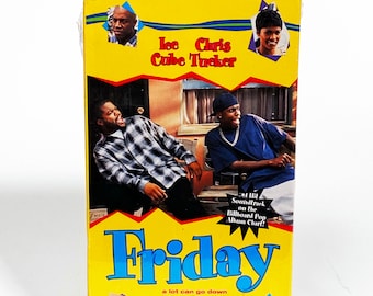 Friday 1995 MOVIE POSTER Ice Cube Chris Tucker Film A3 A4 Art Print Wall Decor
