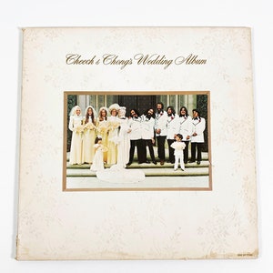 Vintage Cheech and Chong Wedding Album LP Record Vinyl 12&quot; 1974 70s Comedy Album Movie Soundtrack