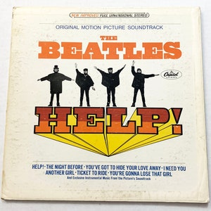 Vintage The Beatles Help Soundtrack 1965 Gatefold Double Album 12&quot; LP Record Vinyl Album 60s Vinyl