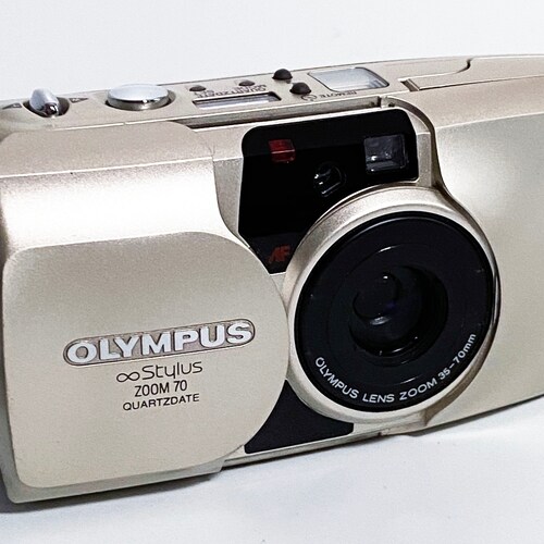 Vintage Olympus Stylus 70 Zoom 35mm Point Click Film Camera Etsy