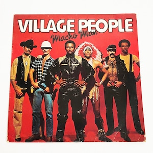 Vintage Village People Macho Man LP Record Vinyl Album 70s Dance Disco I Am What I Am 1970s