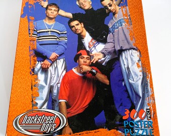 Rare Vintage Backstreet Boys 300 Piece Poster Jig Saw Puzzle