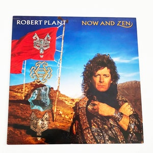 Vintage Robert Plant Now and Zen LP Record Album Vinyl 1988 Vinyl 1980s Classic Rock 12&quot; Led Zeppelin