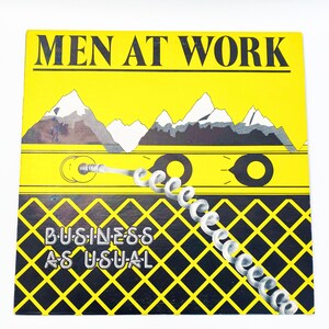 Vintage Men at Work Business As Usual LP Record Album Vinyl 12&quot; 1981 Who Can It Be Now