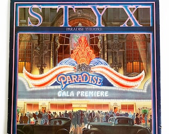 Vintage Styx Paradise Theatre Lp Album Vinyl Original Record