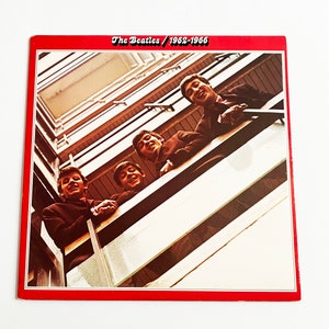 Vintage Red Vinyl the Beatles 19621966 Greatest Hits Gatefold Album ...