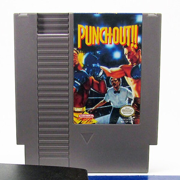 Vintage Nintendo NES Punch Out Video Game Rare