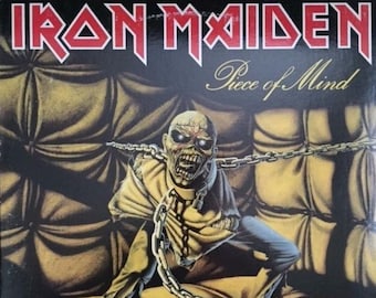 Vintage Iron Maiden Piece of Mind LP Record Vinyl Album VG 1983 - Etsy
