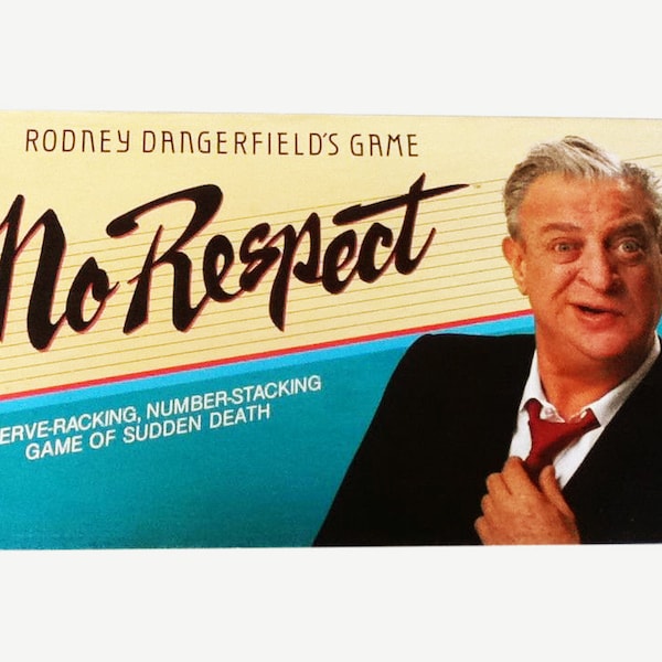 Vintage Rodney Dangerfield No Respect Board Game 1985 Toy 100% Complete 80s Toy Milton Bradley