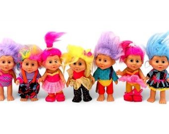 Vintage Applause Magic Troll Babies Lot of 2 - Etsy