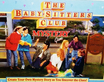 Vintage The Babysitters Club Mystery Board Game Complete 1992 Baby Sitters 90s Toys 1990s