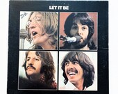 Vintage The Beatles Let it Be 12 quot LP Record Vinyl Album 70s Vinyl 1970